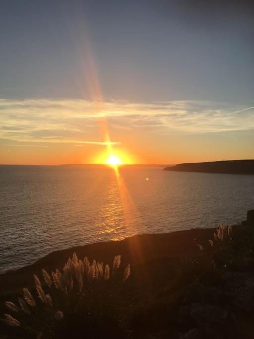 Natural landscape, Sea view, Sunset