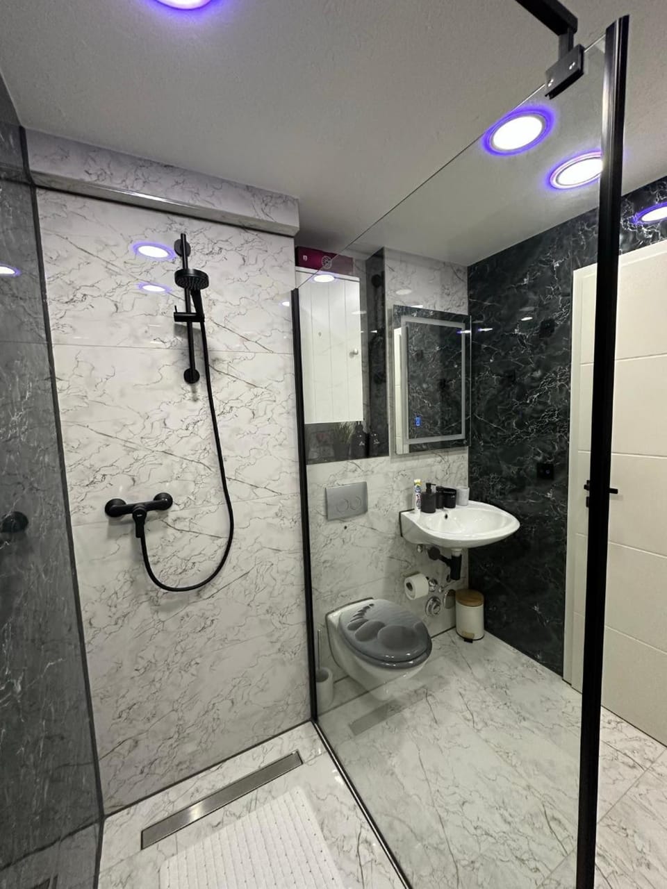 Bathroom, Living room