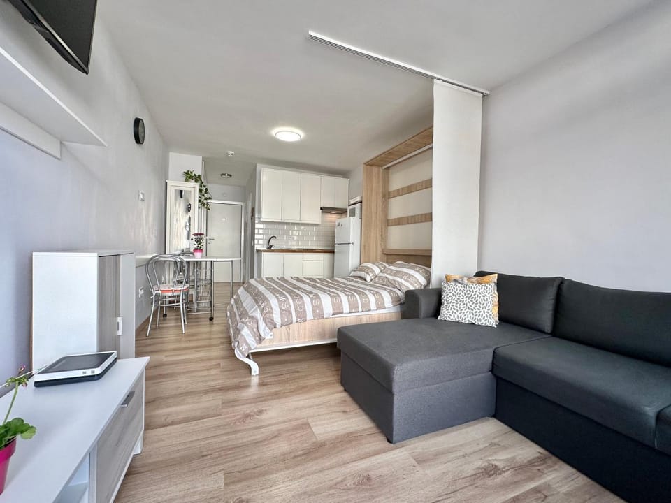 Bed, TV and multimedia, Living room