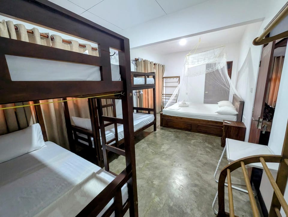 Photo of the whole room, bunk bed