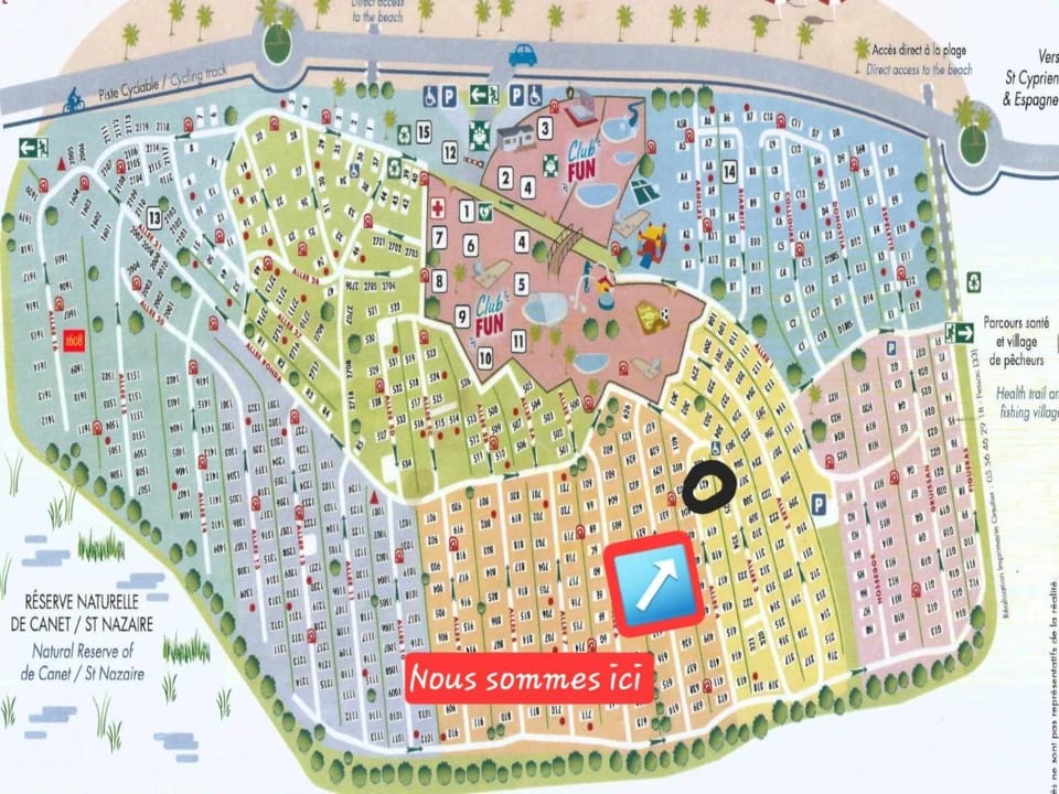 Bungalow Cinéric Nouveau 2026 Campground/ 
RV Resort in Canet-en-Roussillon