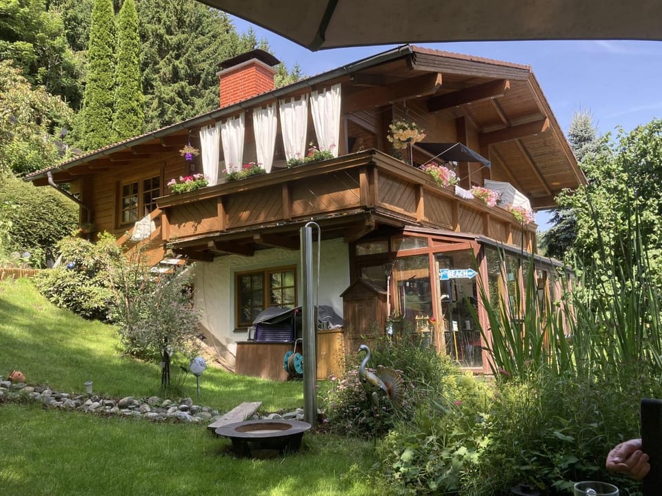 Property building, Garden view