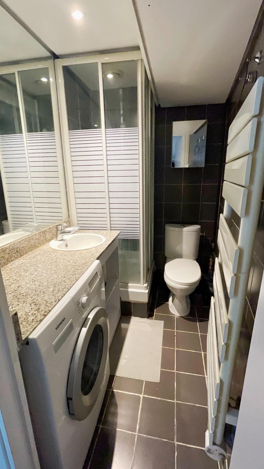 Toilet, Bathroom, washing machine
