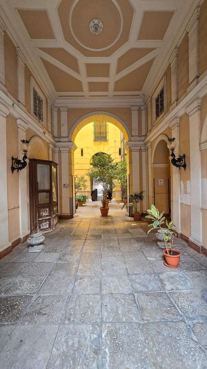 Patio, Facade/entrance, Inner courtyard view