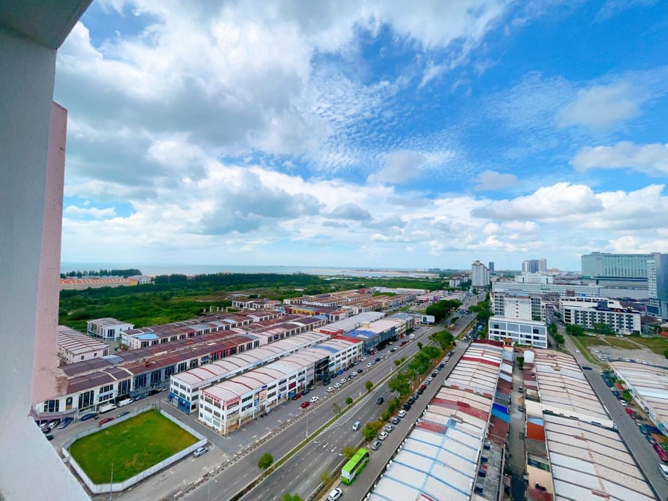 Bird's eye view, City view, Street view