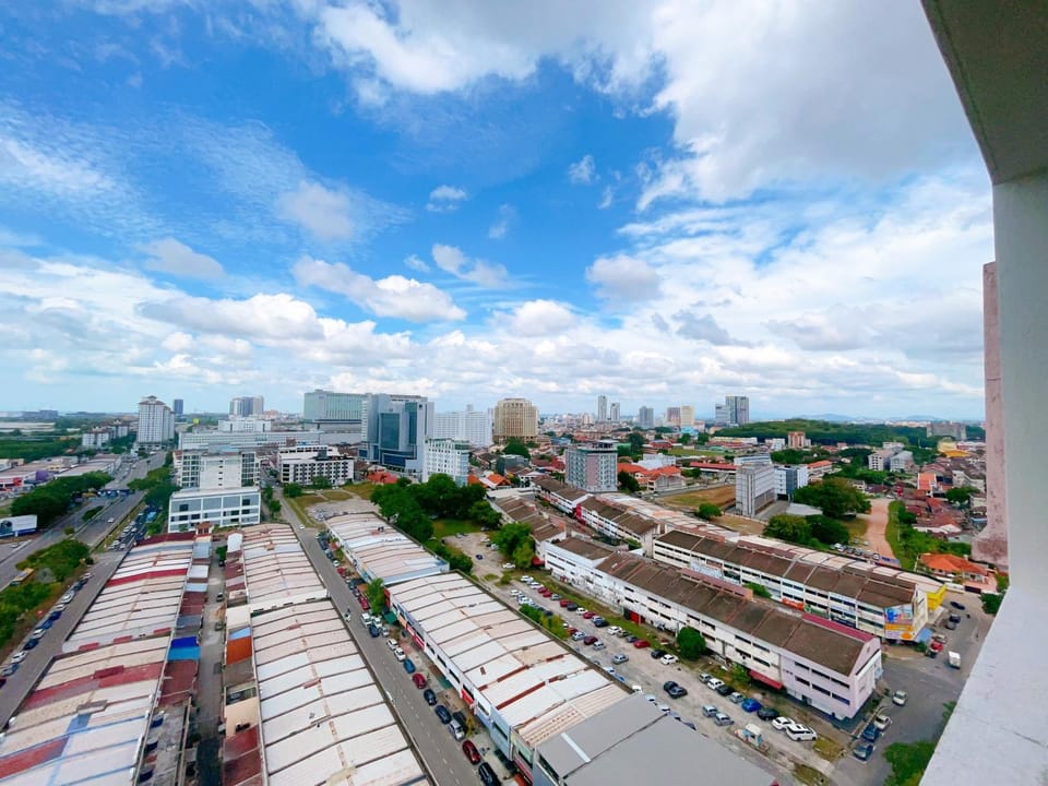 Bird's eye view, City view, Street view
