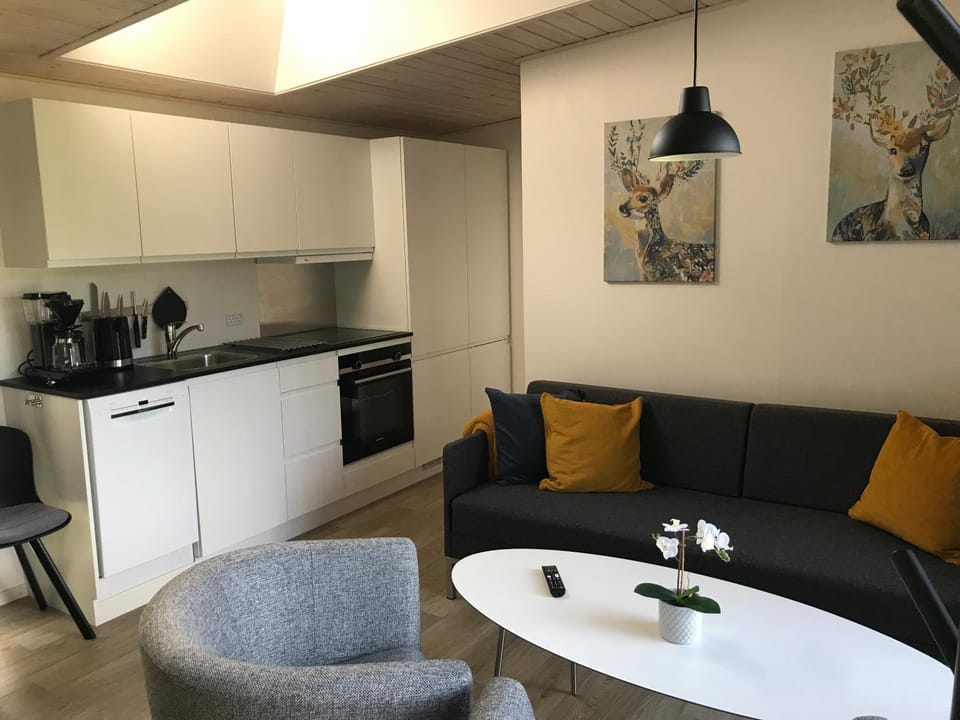 Kitchen or kitchenette, Living room