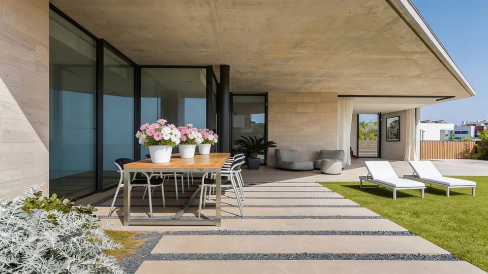 Villa Al Fresco Sitges Center and 10 minutes walk from beach Amaizing Design New Villa and new urbanization Villa in Sitges