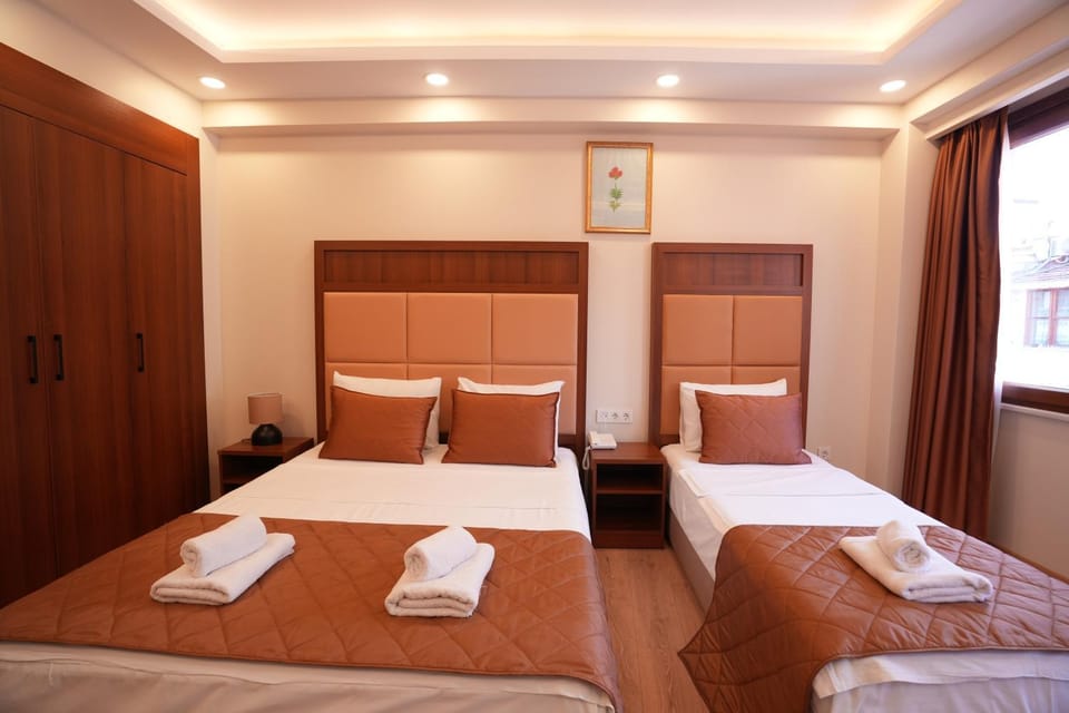 Bed, Photo of the whole room, Bedroom, towels, wardrobe