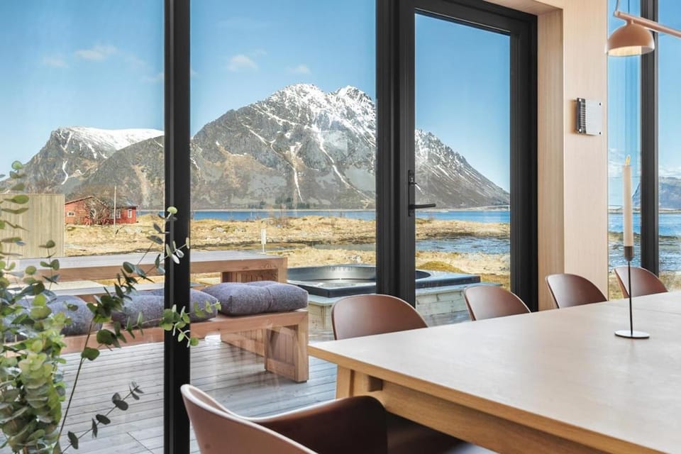 Patio, Natural landscape, Seating area, Dining area, Beach, Beach, Mountain view, Sea view