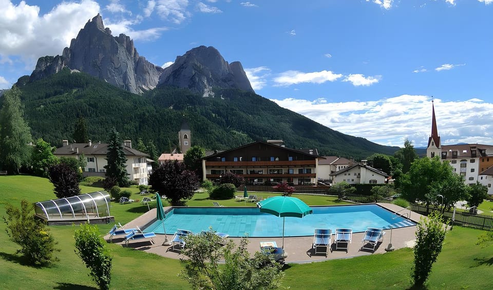 Property building, Living room, Swimming pool