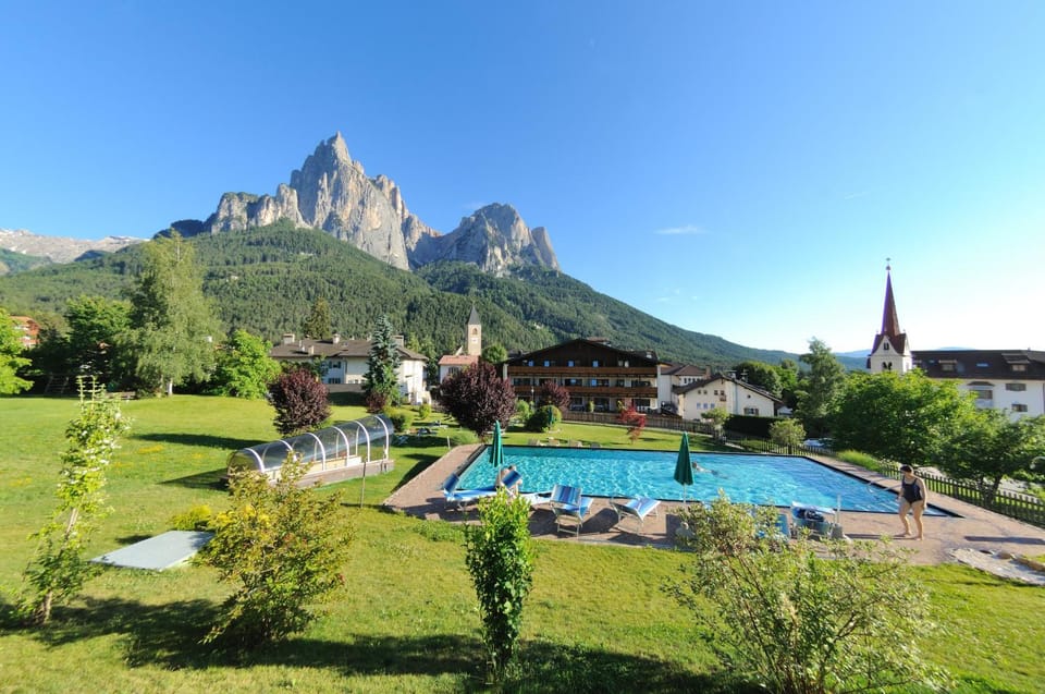 Property building, Living room, Swimming pool