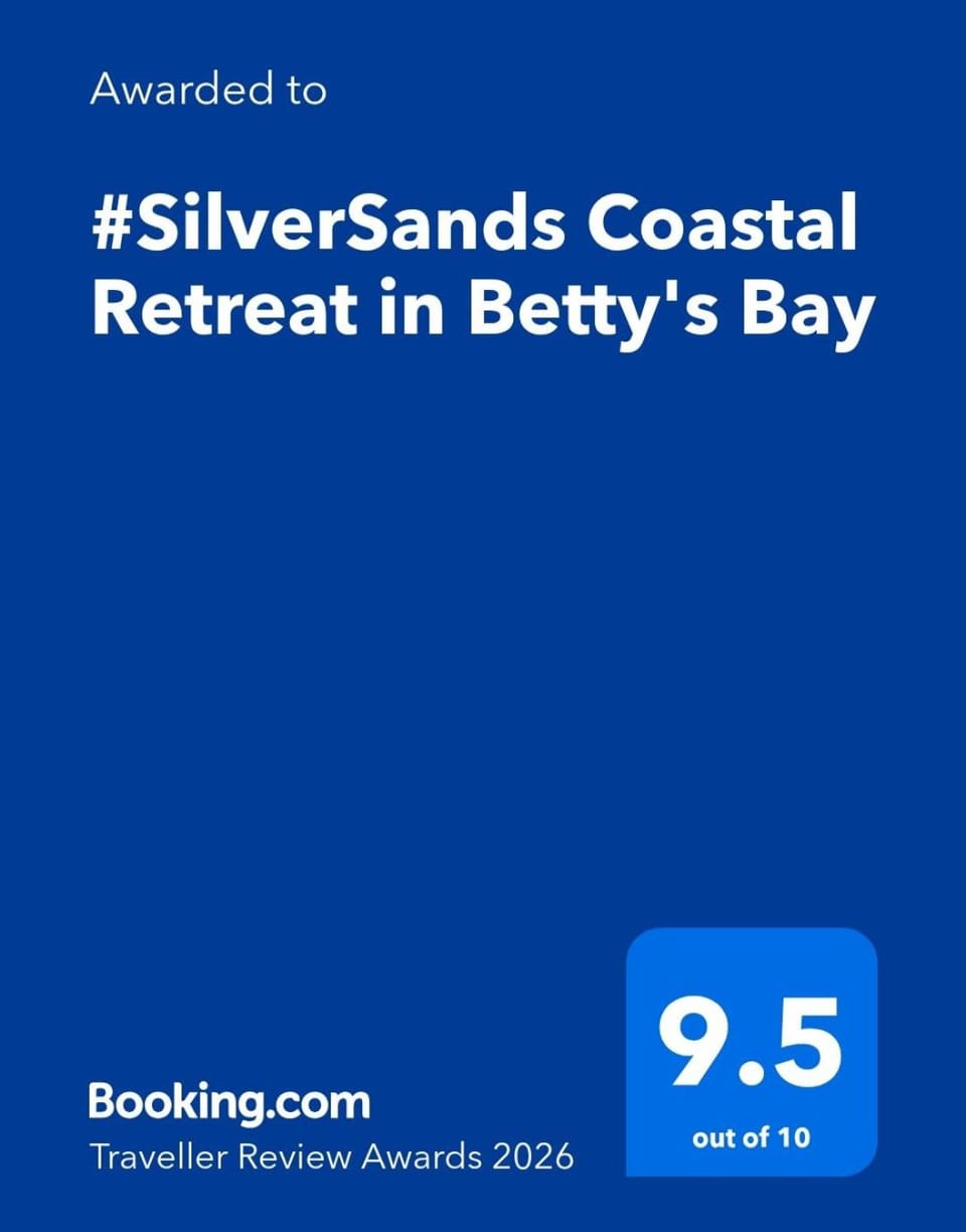 #SilverSands Coastal Retreat in Betty's Bay House in Western Cape