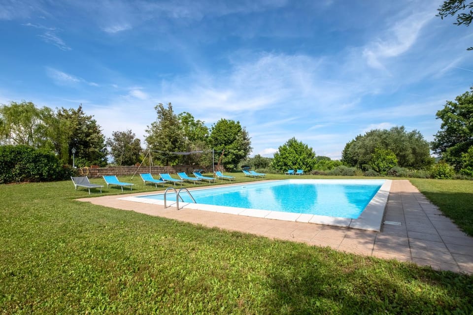 Property building, Living room, Swimming pool