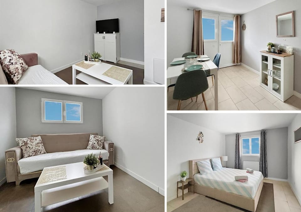 Bed, TV and multimedia, Living room, Photo of the whole room, Bedroom