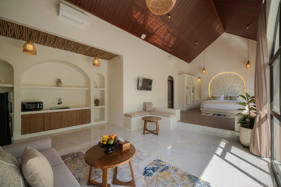 Living room, Seating area, Bedroom