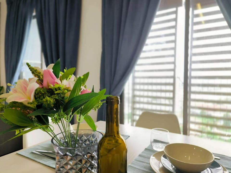 Dining area, air conditioner