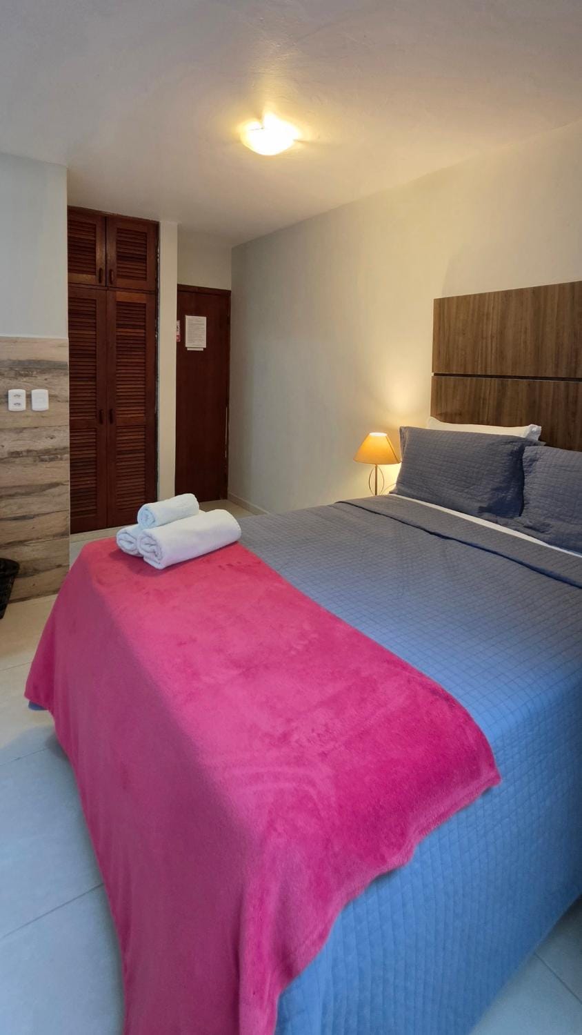 Bed, Photo of the whole room, Bedroom, towels, wardrobe