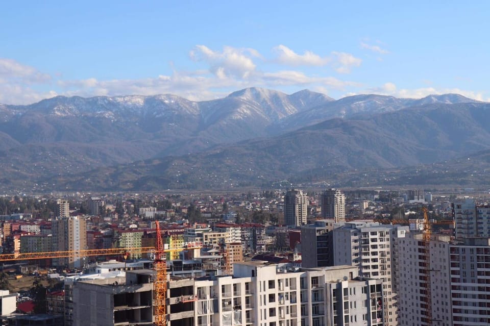 Nearby landmark, Natural landscape, City view, Mountain view