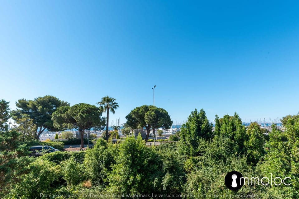 Air-conditioned apartment facing the port of Saint Laurent with 2 bedrooms Apartment in Nice