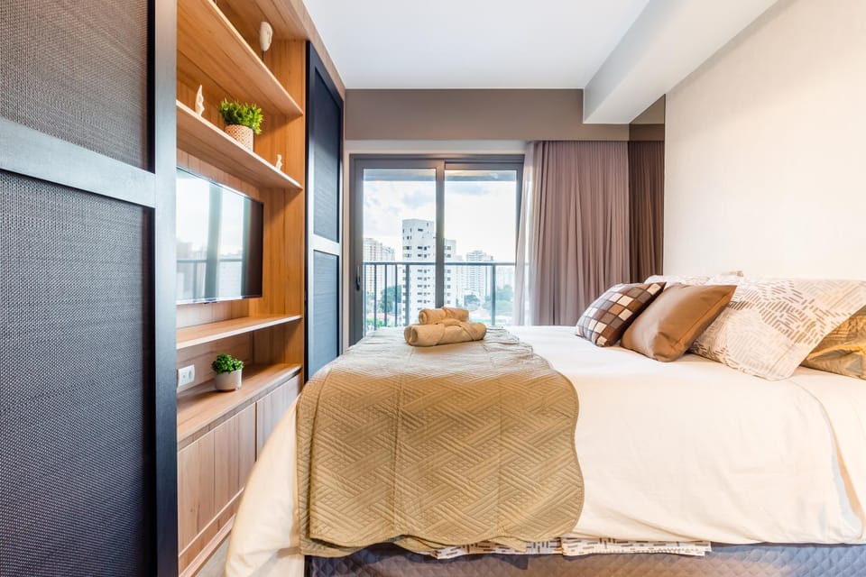Bed, Photo of the whole room, Bedroom, wardrobe