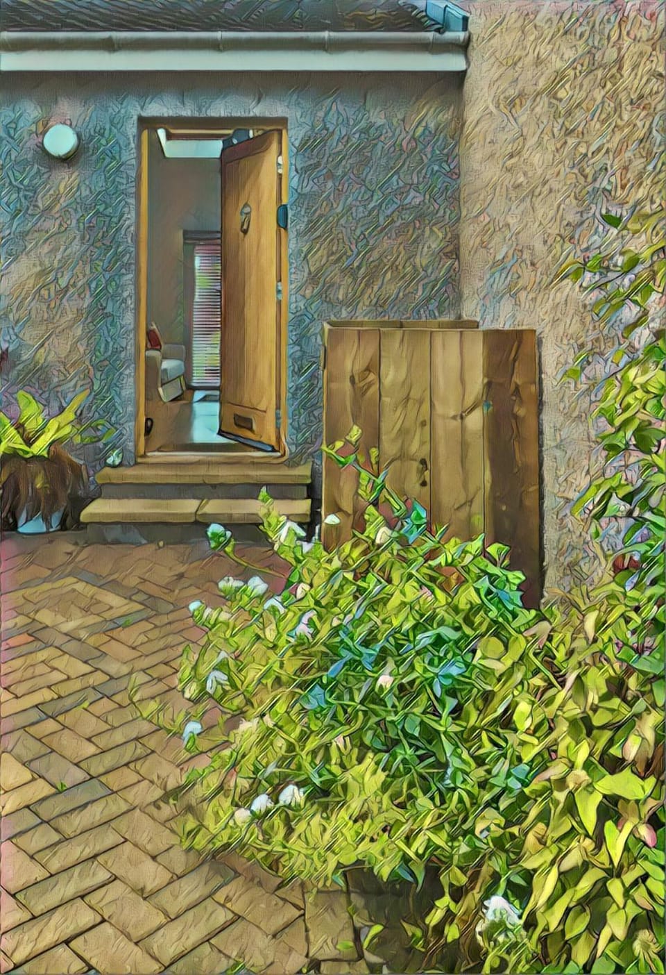 Property building, Garden