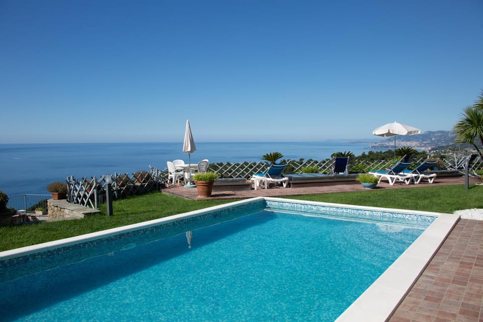Pool view, Sea view, Swimming pool