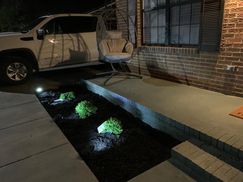 Property building, Night, Parking