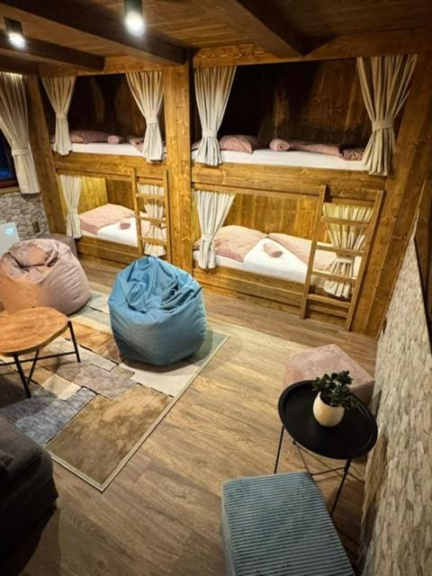 Photo of the whole room, Bedroom, bunk bed