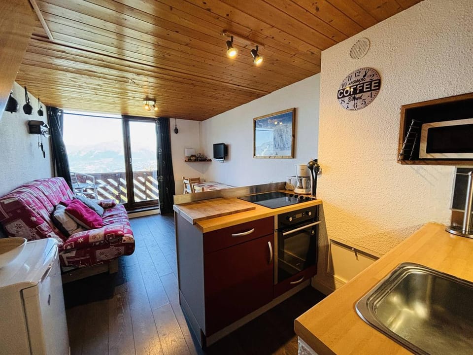 Triplex 6 pers, proche pistes, balcon, animaux admis Apartment in Landry