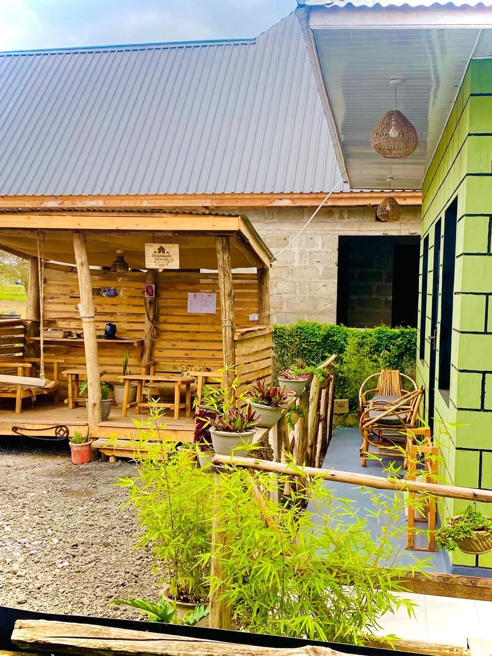 Property building, Patio, Day