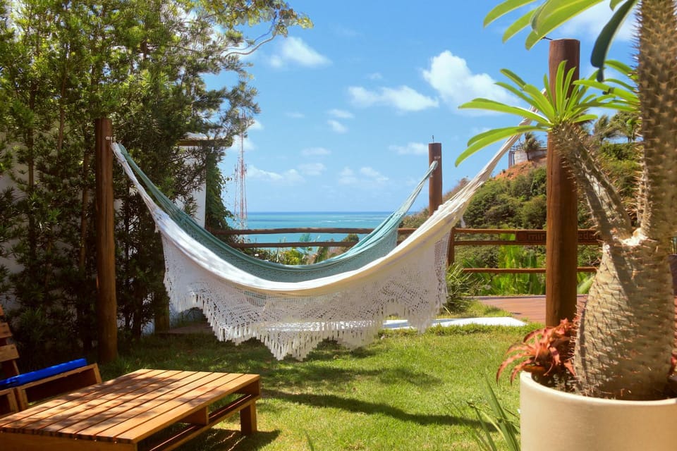 Garden view, Sea view, sunbed