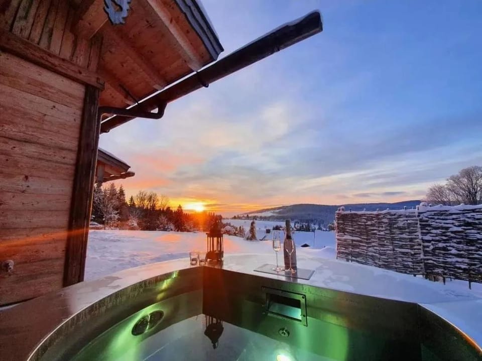 Dreisessel-Chalets im bayerischen Wald - Chalet Dreisessel mit Whirlpool-Sauna-Kamin Chalet in South Bohemian Region