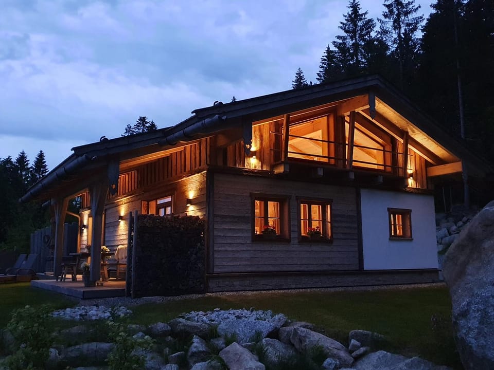 Dreisessel-Chalets im bayerischen Wald - Chalet Dreisessel mit Whirlpool-Sauna-Kamin Chalet in South Bohemian Region