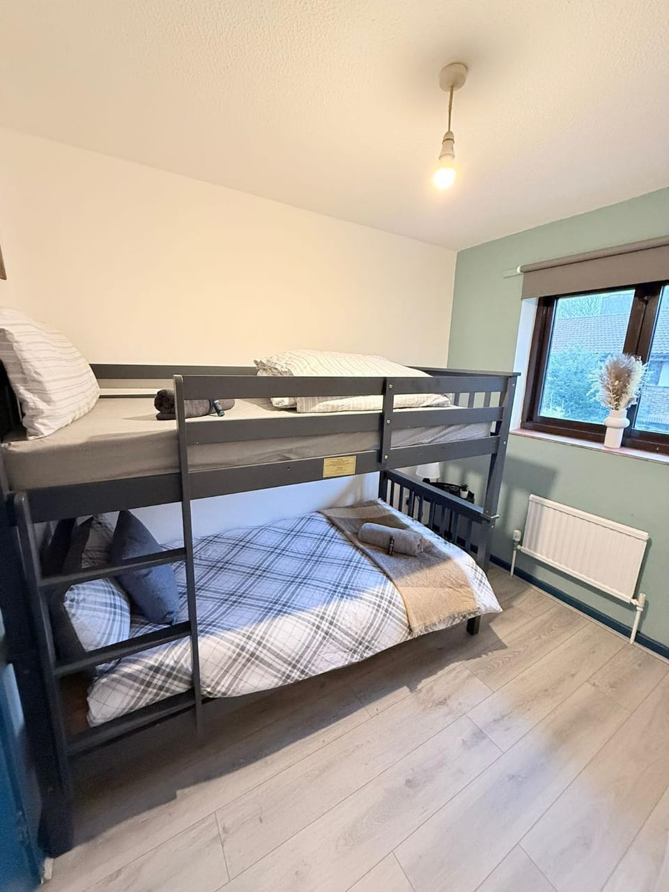 Bed, Photo of the whole room, Bedroom, Garden view, bunk bed