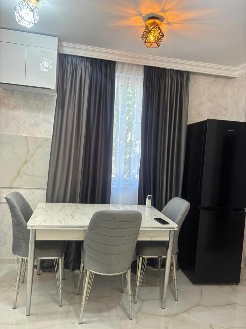 Living room, Seating area, Dining area