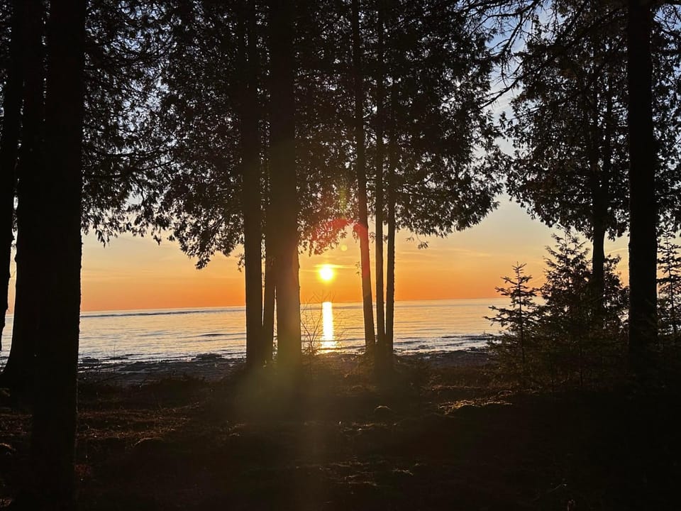 Lake view, Sunrise