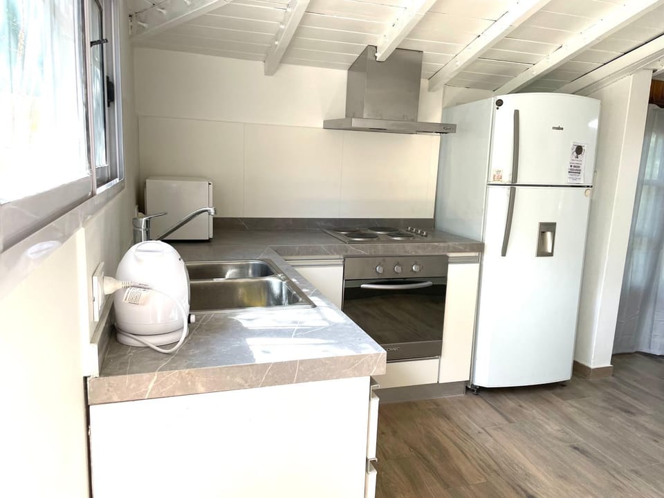 Kitchen or kitchenette, oven, stove