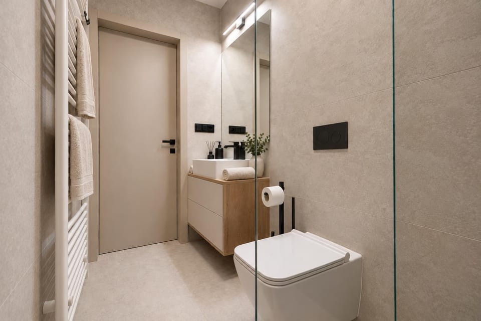 ALURE RESIDENCES 9 & 24h self check-in, private parking in front of the apartment building included, new building, terrace, the apartment building has its own park with a lake and outdoor fitness, children's playground, CITY CENTER Apartment in Slovakia