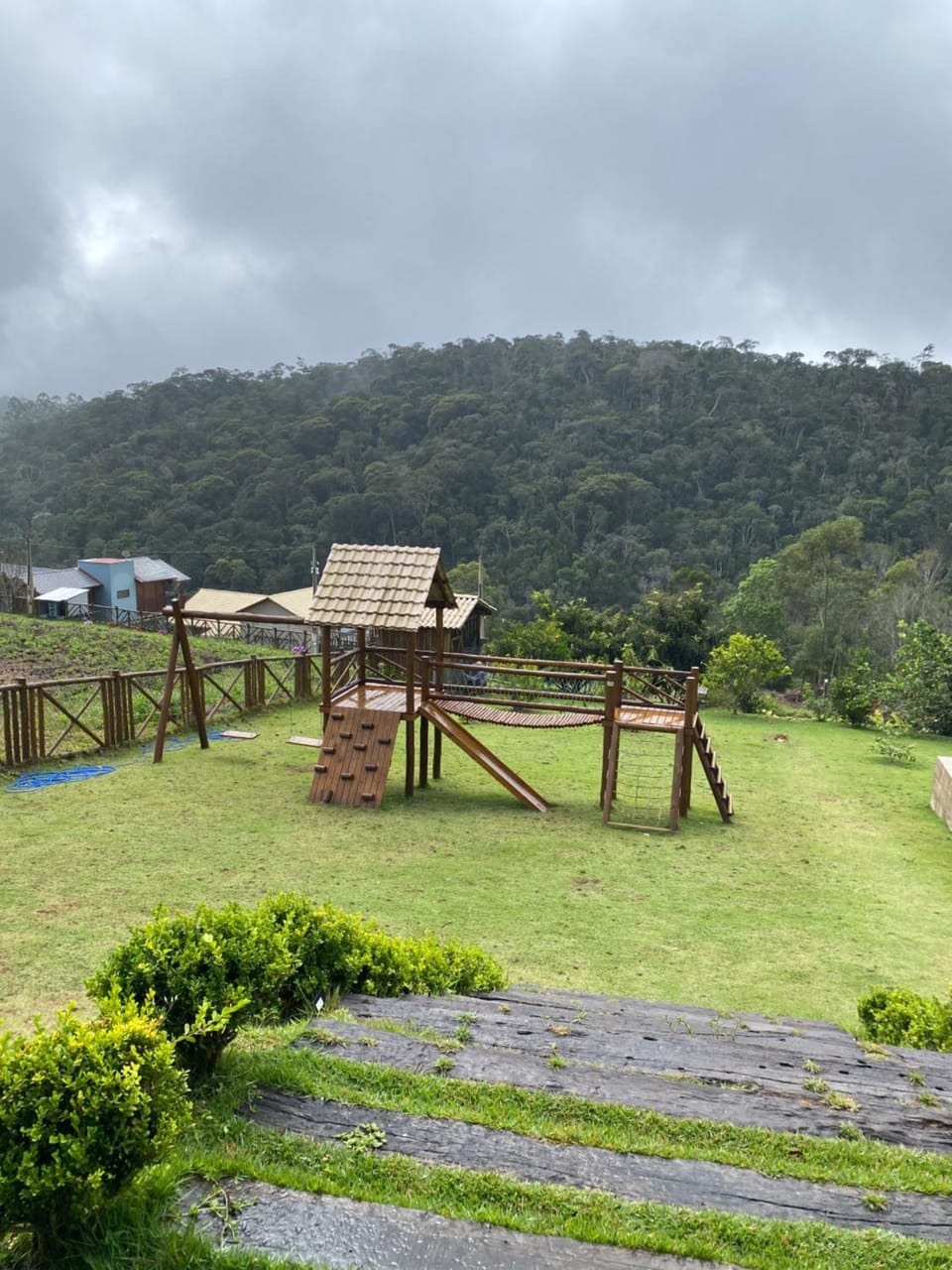 Day, Natural landscape, Children play ground, Garden, Garden view, Mountain view
