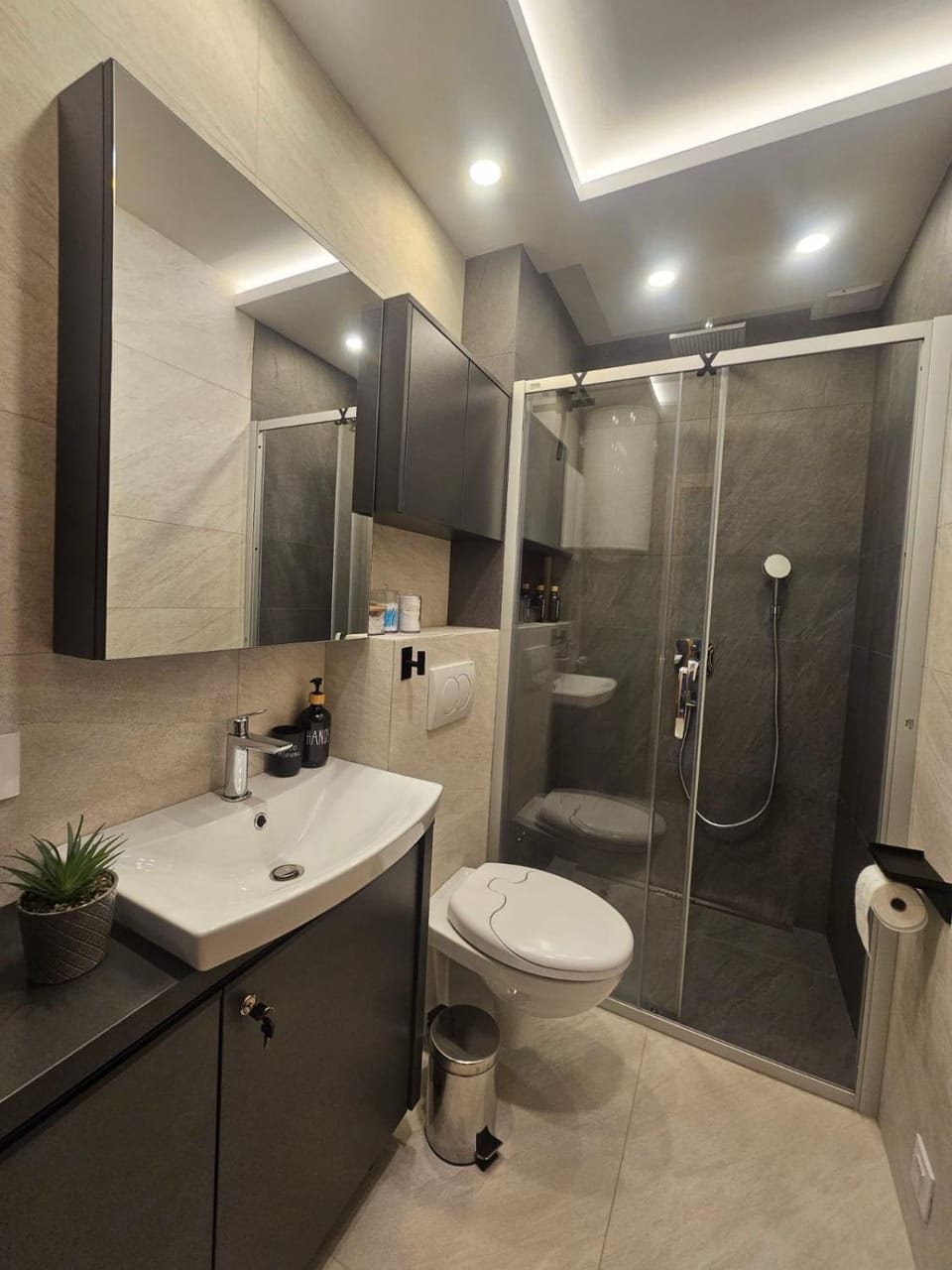 Shower, Toilet, Bathroom, towels