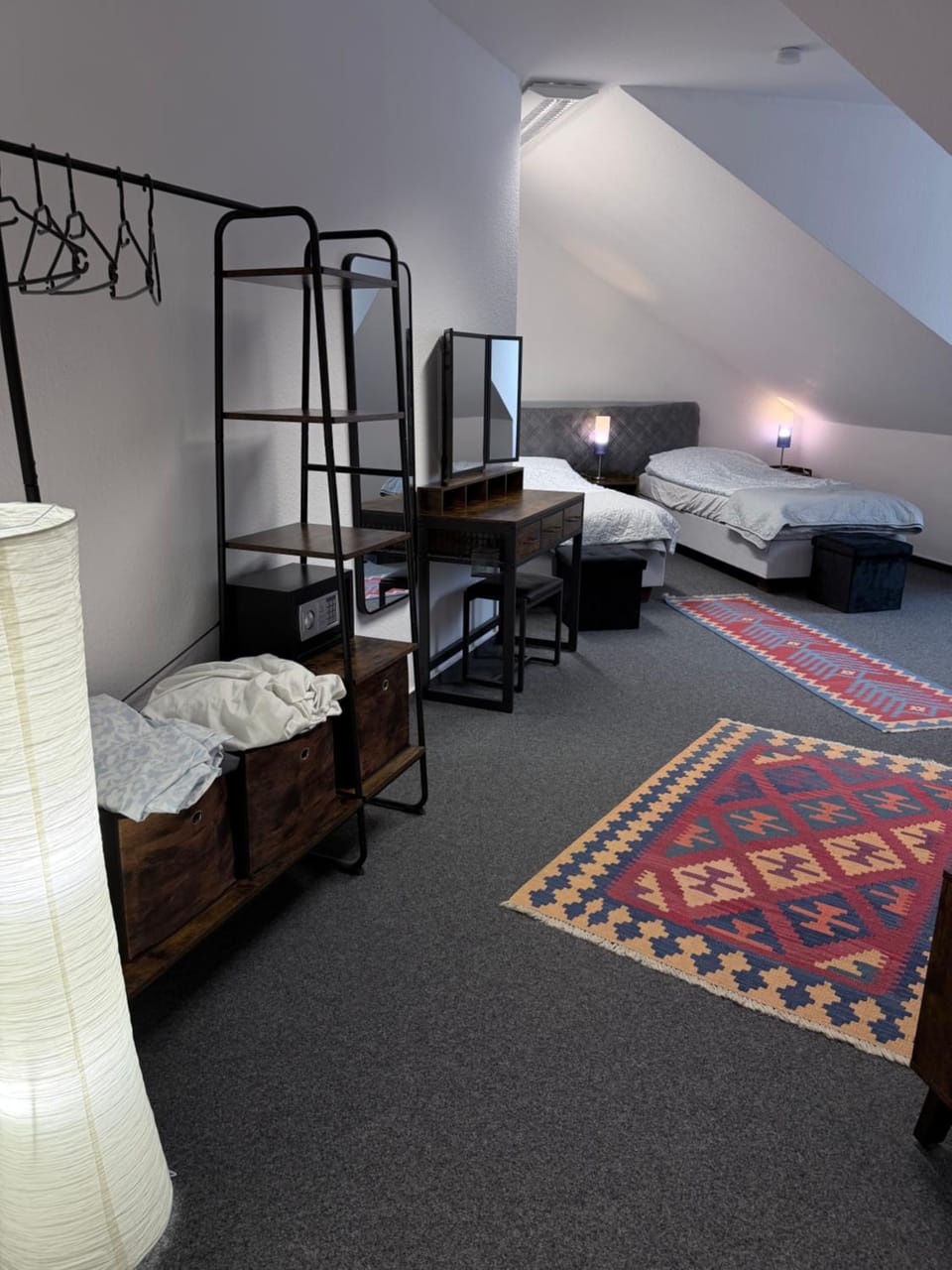 Bed, Living room, Photo of the whole room, Seating area, Bedroom