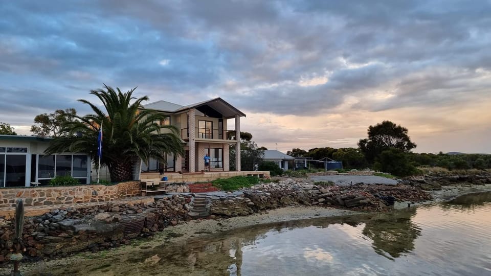Property building, Natural landscape, Sunset