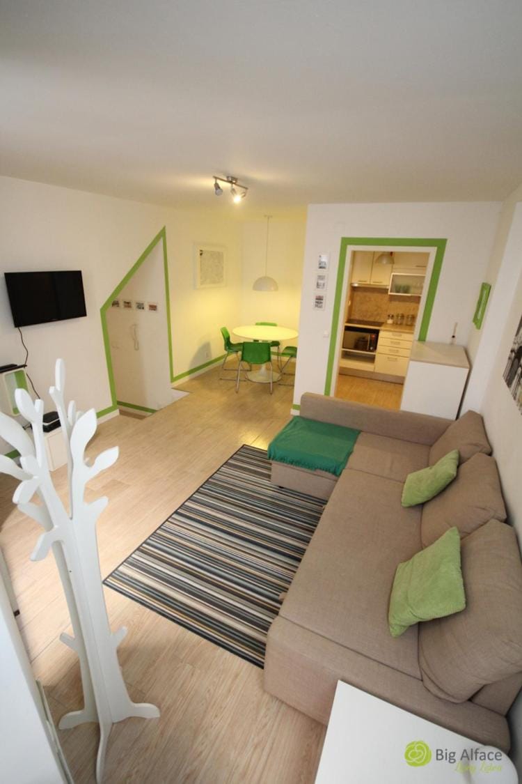 Living room, Seating area, Dining area