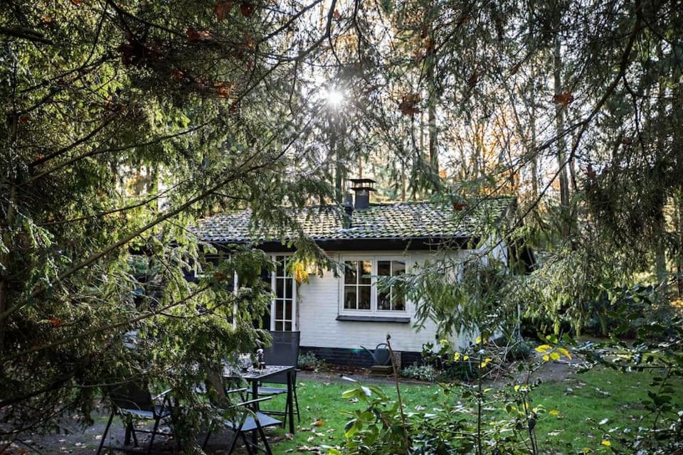 Paulus aan de bos met hot tub Chalet in Epe
