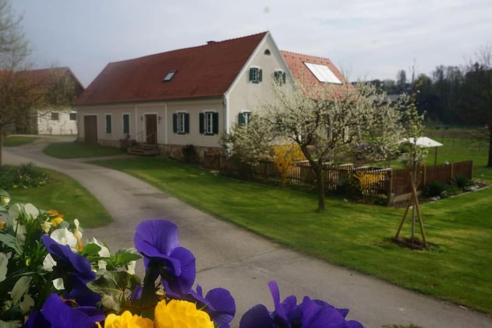 Property building, Spring, Garden
