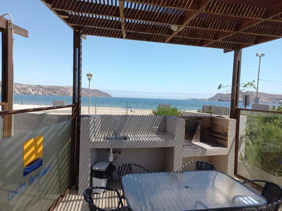 Patio, Natural landscape, Balcony/Terrace, Sea view