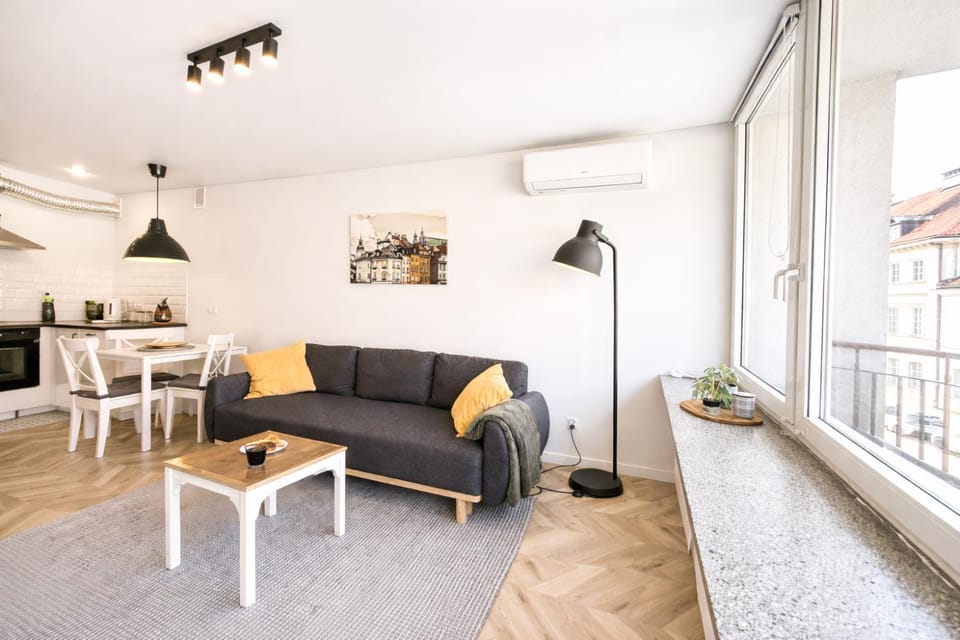Living room, air conditioner, air conditioner