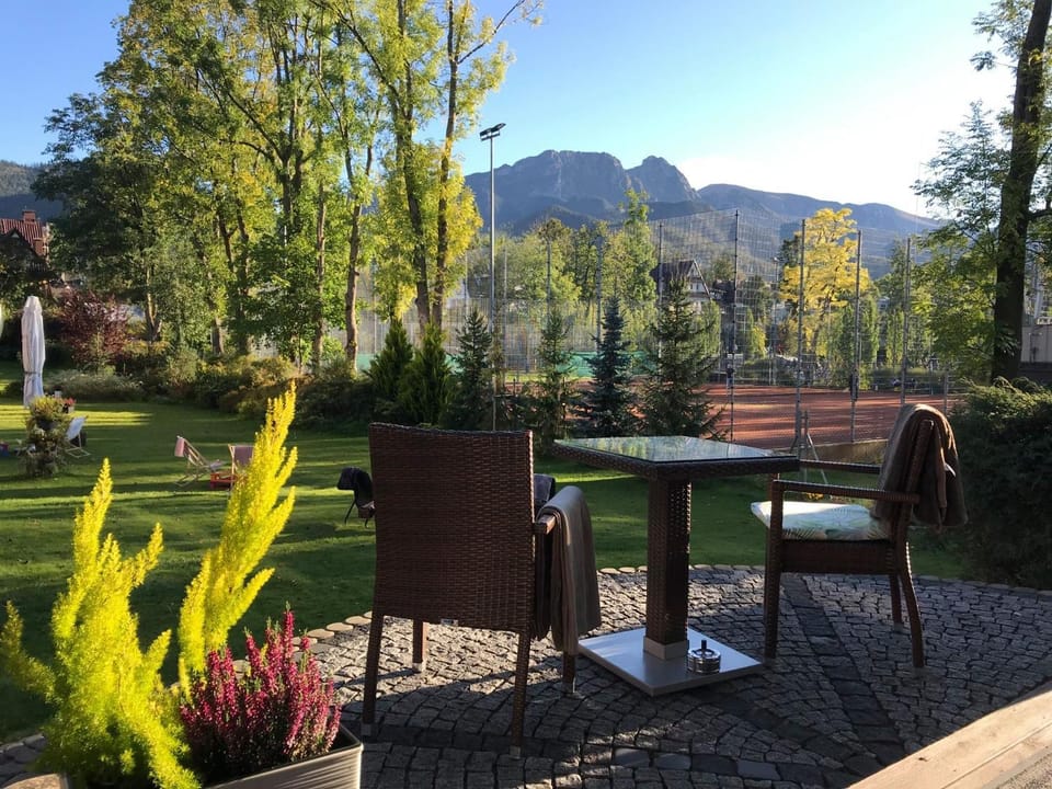 Natural landscape, Garden, Garden view, Mountain view