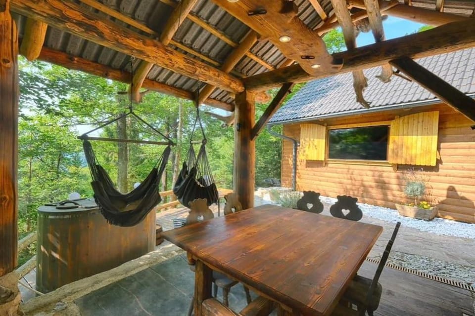 Forest eco-house & spa Villa in Slovenia